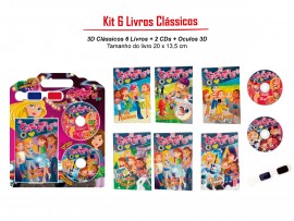 Kit Livros Infantil 3d Motos - Fabrica-GSBrink