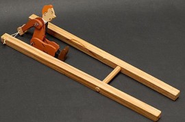 Brinquedo de Madeira Trapezista Malabarista Crianas - gsbrink