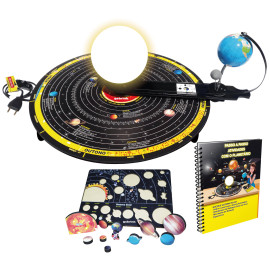 Kit Planet�rio Escolar + Livro + Jogo Sistema Solar Planetas