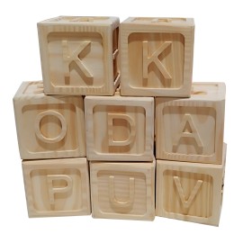 Cubo Letras Alfabeto 17x17cm