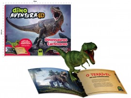 Livro Infantil Dinossauros Carnvoros 4D