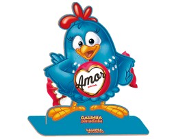 Lembrancinha Galinha Pintadinha Porta Bombom Mdf Adesiv 30un