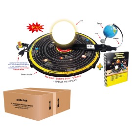 Planet�rio Escolar Mdf Com Luz Led Bivolt 110-220v+Baner Loma